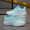 2025 Women's Sports Shoes Summer Knit Breathable Lightweight Sneakers For Women Casual Lace-up Women Running Shoes