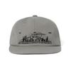 Millo Archive Scenery Embroidery Flat Cap [Cement Gray]