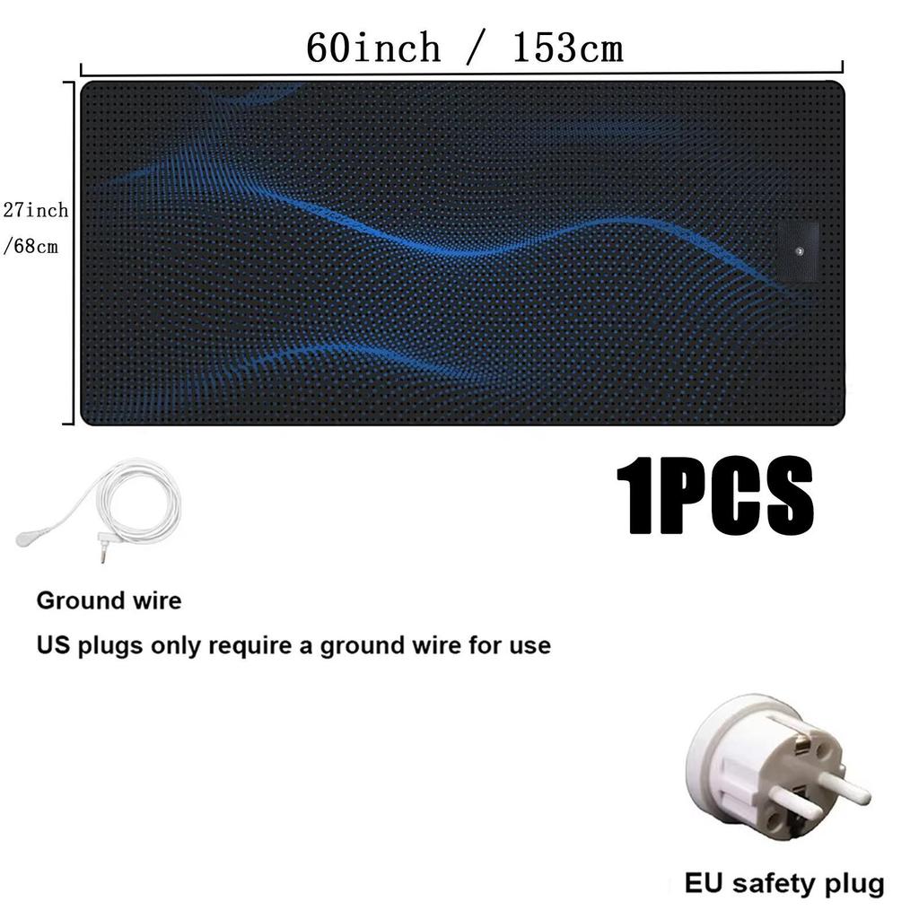 Grounding Sleep Mat Conductive Leather Earthing Mattress Pad Better Sleep Stress Relief