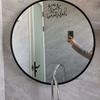 Minimalist Handwritten Vinyl Mirror Sticker with Your Beautiful Body Front View