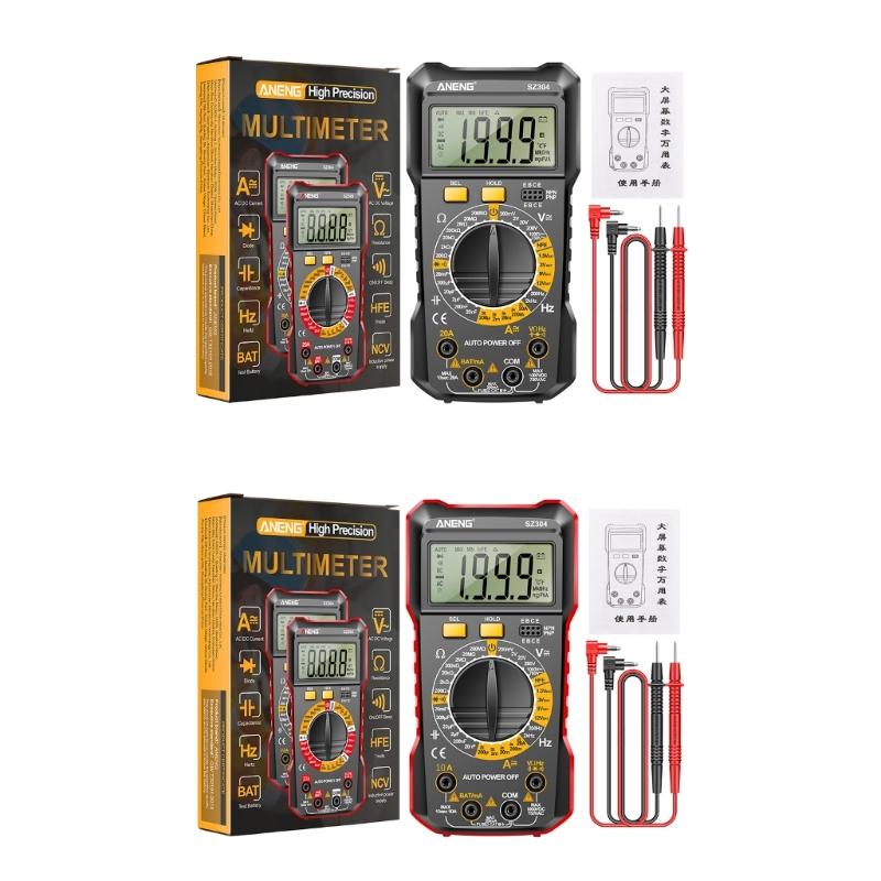 Digital Multimeter Pen Meter USB Charge Voltmeter Auto Ranges Voltage Tester Backlight Flashlight Sensitivity Adjustable