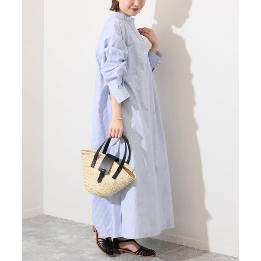 SLOBE IENA Belted Typewriter Shirt Dress