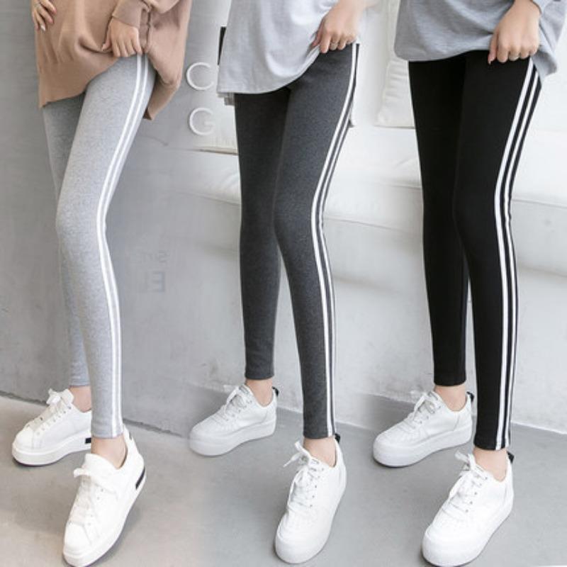 Real Shot, Maternity Leggings, Velvet Support, Maternity Pants, Thickened Pants In Autumn and Winter, and Autumn Outer Trousers for Autumn Wear.