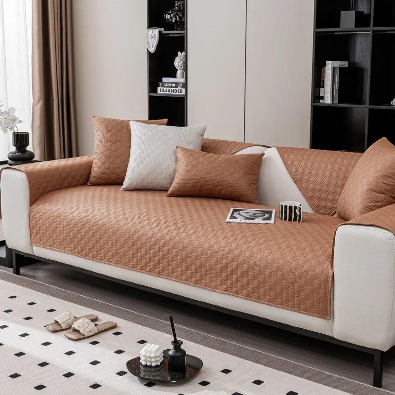 Water Repellent Cool Summer Sofa Cover Luxury Non-Slip Sofas Towel for Living Room Anti Cat Scratch Pet Dog Kid Mat Home Decor