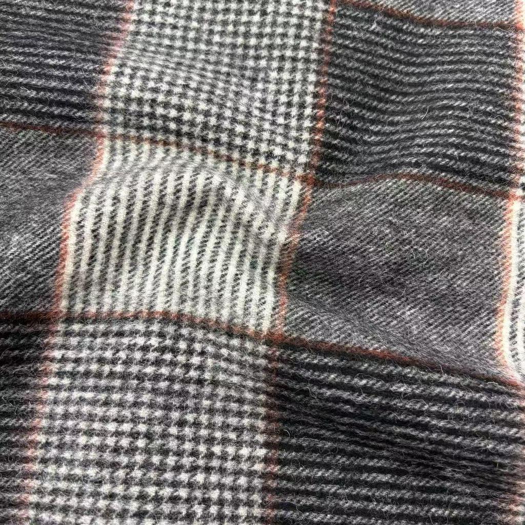 Unisex British Plaid Wool Scarf - Warm, Versatile Snood for Autumn/Winter