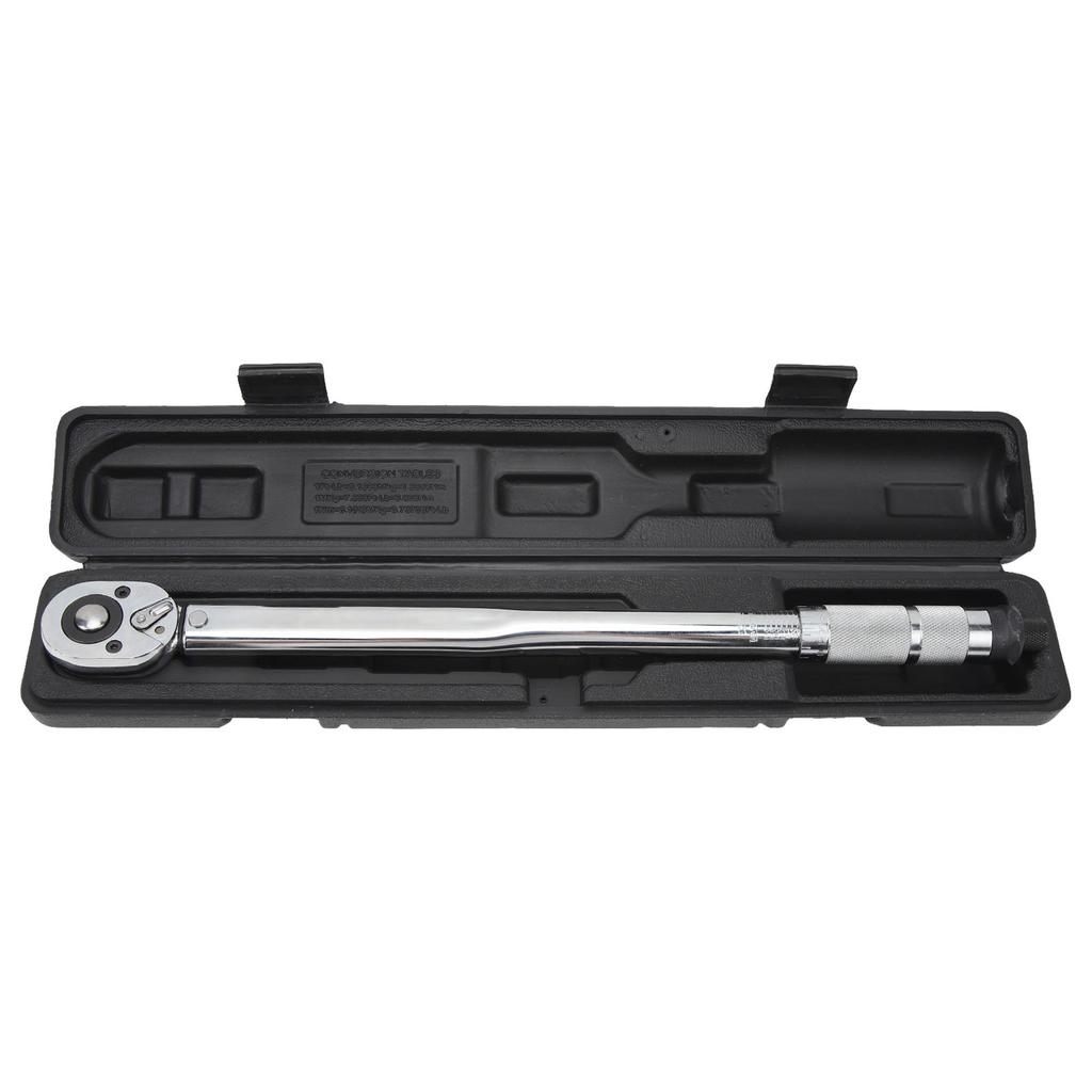 1 2in Drive Click Torque Wrench Accurate To 4percent  28 To 210Nm for Car Tires Engine Chassis Repair Quick Release