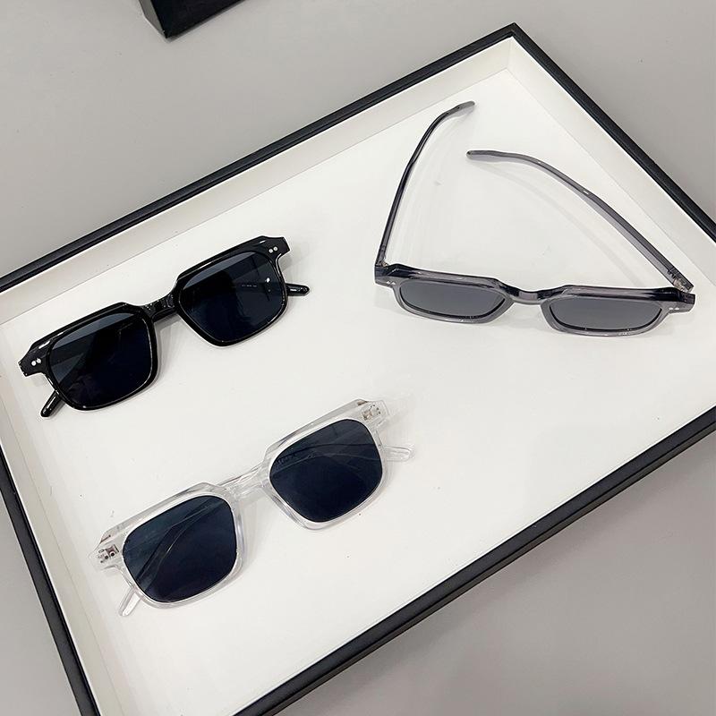 JYL TS Square Glasses Unisex Blue Light Blocking Old Money Z3773