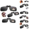 Polarized Flip-up Clip-on Sunglasses For Men And Women, Tac Lens, Uv400 Protection