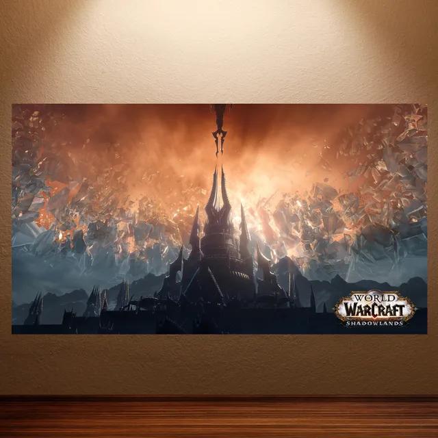 World of Warcraft Retro Canvas Poster Classic Game Wall Art for Game Room Decor Wall Sticker Painting