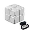 Letaya Infinity Heavyweight Fidget Aluminum with Case Cube, Cube, Alloy, 210g,
