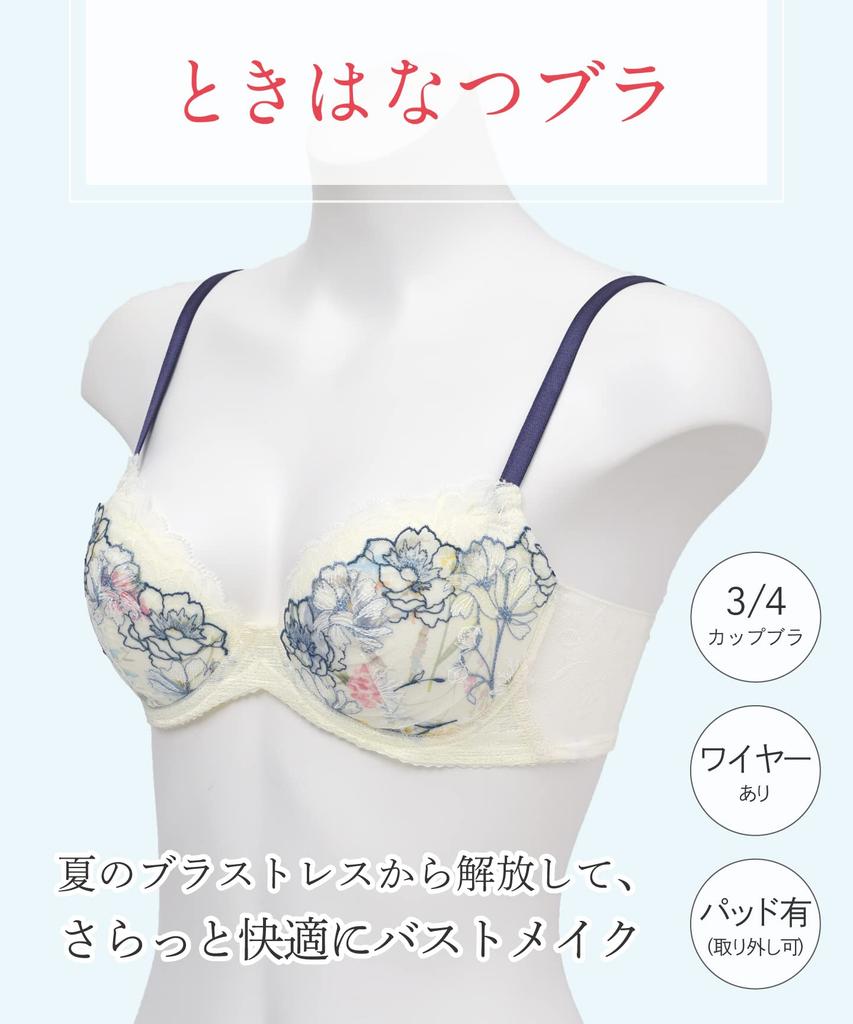 Tokinatsu CR for a comfortable bra that eliminates summer plumps the upper and creates a clean Wing/Wacoal Women's Bra KB2871, A65, smooth, stress,