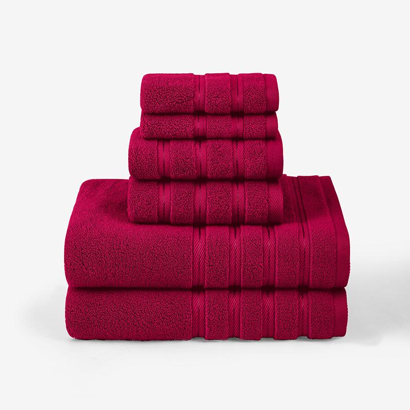 

Однотонный хлопковый набор из шести полотенец 22 полотенца 2 квадратных полотенца можно вышить 140x70x2 pieces, 74x33x2 pieces, 34x34x2 pieces