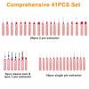 41Pcs Pin Ejector Wire Extractor Connector Puller Car Terminal Removal Tool Kits