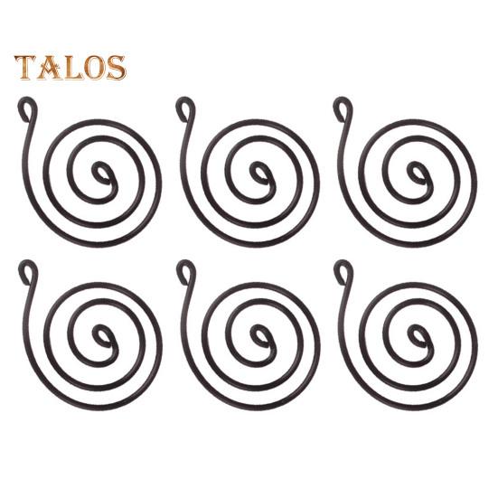 6 Pcs Air Plant Holder Metal Hanging Tillandsia Container Adjustable Swirl Air Plant Holder for Home Office Balcony Garden Decor