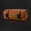 Motorcycle Saddlebags PU Leather Front Fork Tail Tool Bag Luggage Pouch Waterproof for Harley Sportster XL Touring Softail Dyna