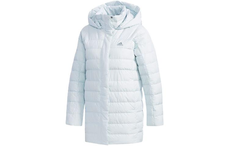Adidas Down Jackets Women s Light Blue Detachable Hood Moderate Other EH3990 S