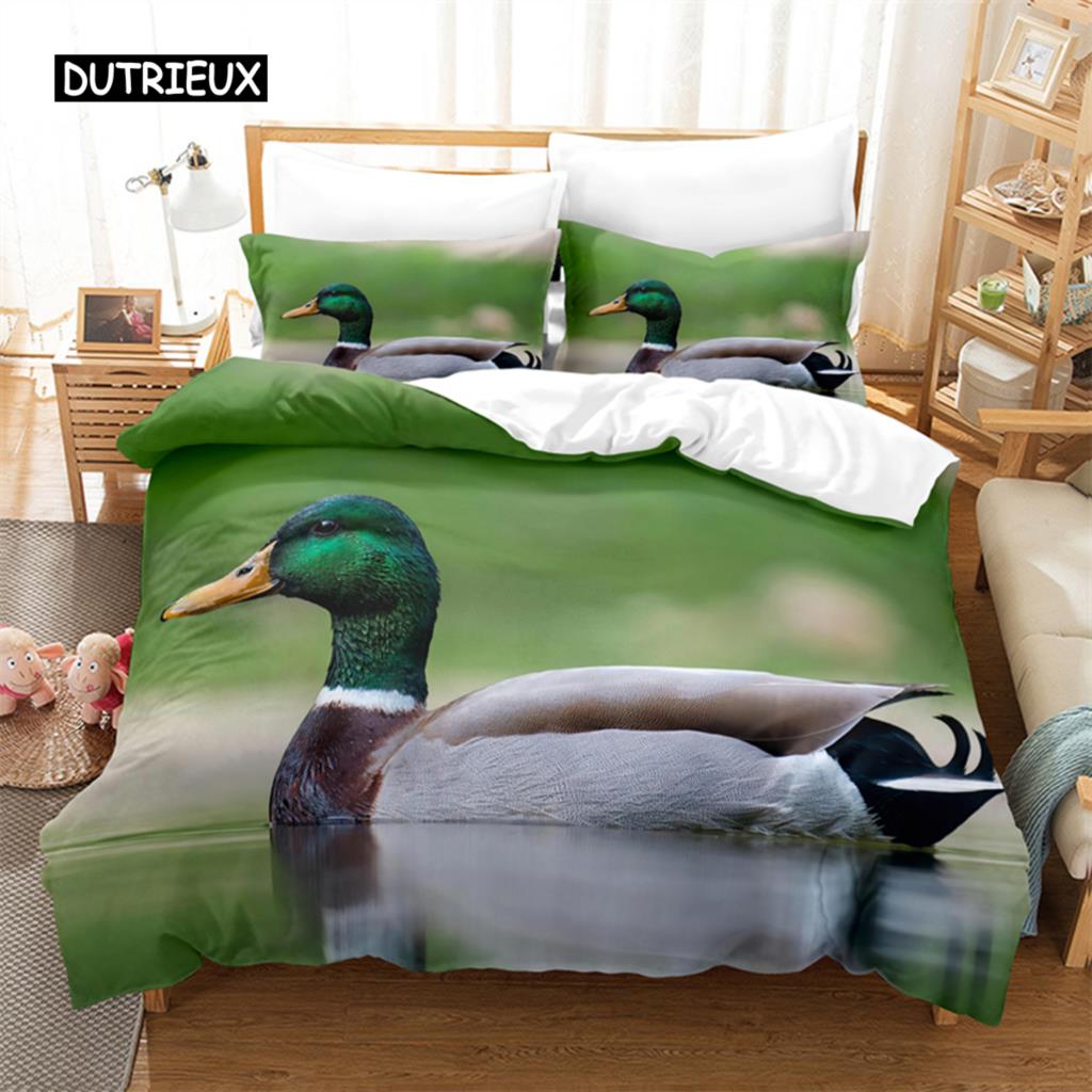 

Комплект постельного белья Lovely Animals, комплект пододеяльников, постельное белье с 3D-печатью, комплект постельного белья размера Queen, модный дизайн EU single(135x200cm)