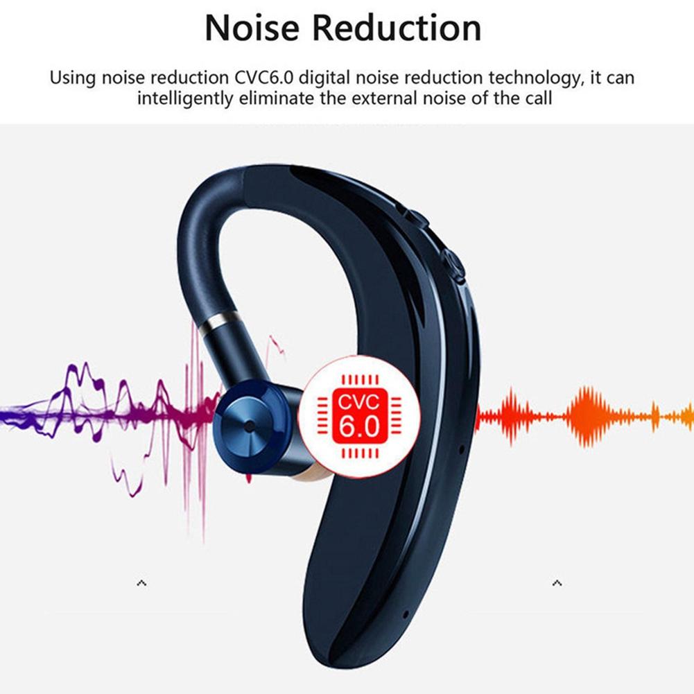 Słuchawki Bluetooth 5.0 na jedno ucho, lewe i prawe ucho, słuchawki sportowe, biznesowe, słuchawki do gry w szachy, stereo
