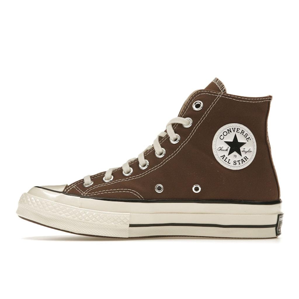 Converse Chuck 70 High Squirrel Friend Brown Unisex Sneakers Egret Black A02755C
