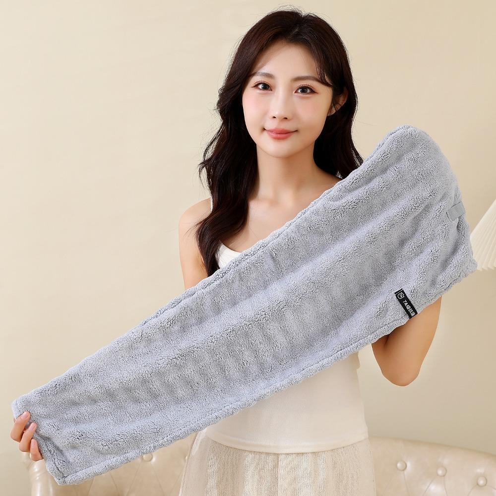 Thickened Hair Drying Cap Quick-drying Shower Cap Wiping Hair Towel  For Women with Long Hair