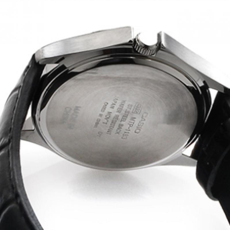 Casio Mtp 1183e 7bdf  Mtp 1183e 7b  Analog Sat Student Leather Watch
