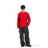 Spider Web Graphic Color Block Long Sleeve T Shirt Men Oversized Loose Casual Streetwear Top Unisex  Kids