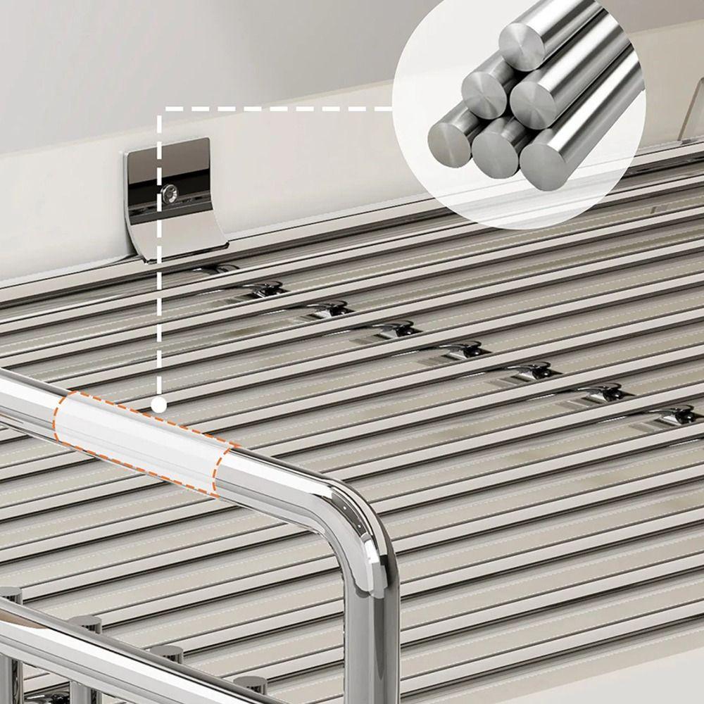 Punch-free Bowl Dish Storage Shelf Stainless Steel Drawer Organizer New Spice Rack  Dish