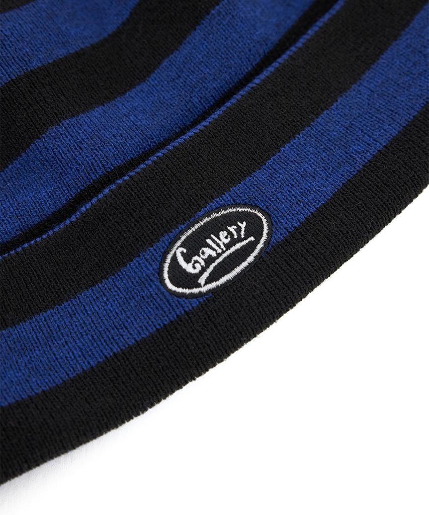 1011 GALLERY 1011 Gallery Stripe Beanie-Blue