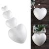 New Heart Foam Mould White Craft Balls Styrofoam Modelling Polystyrene Wedding Decor DIY Ball Party Decoration 6/8.5/10/15cm