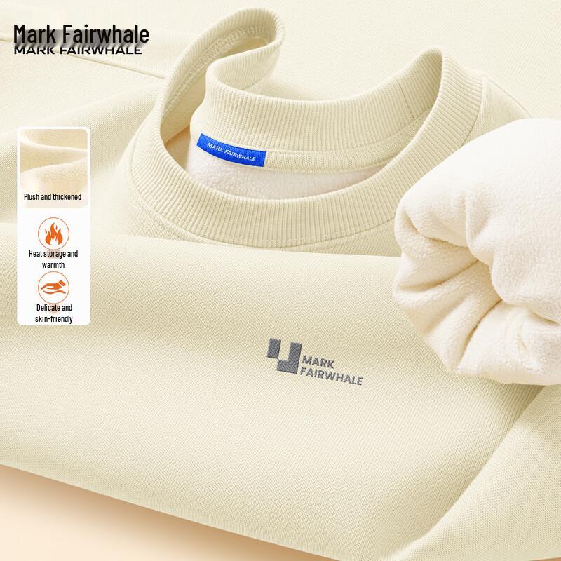 Mark Fairwhale Men's Heavyweight Fleece-lined Crewneck Sweatshirt