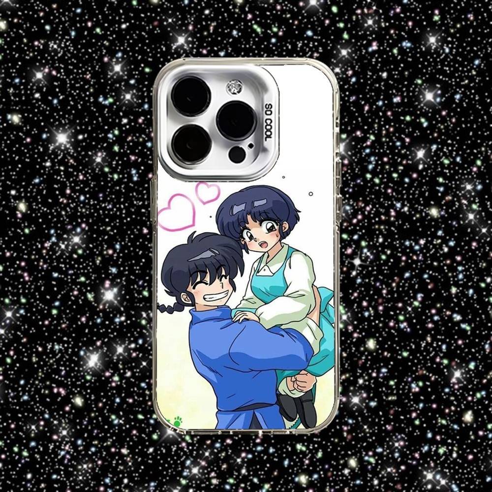 Manga Ranma 12 Phone Case For iPhone 16,15,14,13,12,11,Pro,XS,Max,Plus,Mini,SE White Candy Matte Shockproof Cover