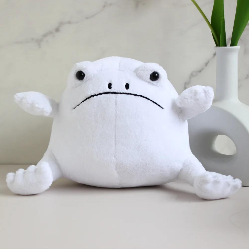 Ricky Rain Frog Plush Toy - Cartoon Stuffed Animal Doll Cute Emotional Support Frog Toy for Stress Relief & Gift