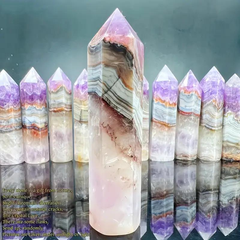 

Amethyst Hexagonal Crystal Column Ornament 5-6 cm