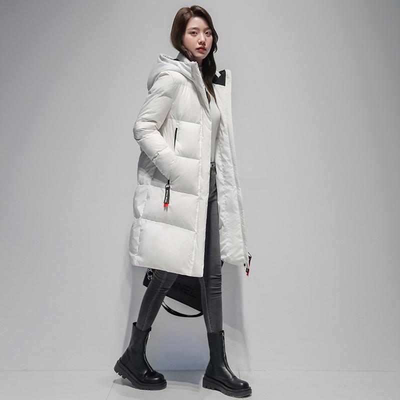 Women's Autumn And Winter Goose Down Jacket Down Jacket Medium Length High-end Down Jacket