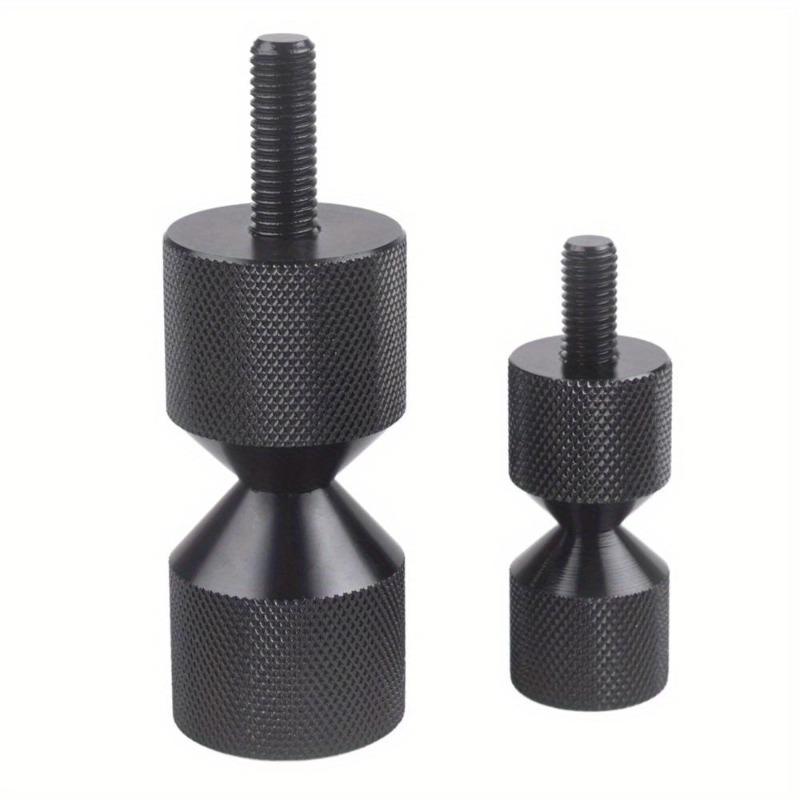 4 Stück Aluminiumflansch Zweilochstifte 1-1/8" Zweiloch-Ausrichtungsstifte & 1-5/8" Abnehmbarer Flansch Doppelochstifte.