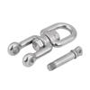 Heavy Duty 304 Stainless Steel Swivel Ring Snap Rolling Shackle Device(12mm)