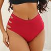 Yousheng Seamless Underwear for Women Cheeky Bikini Panties High Cut V-waist Briefs Tummy Control Hip-Lifting Hollow Underpants
