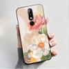 Silicone Case For Nokia X5 X6 5.1 Plus 6.1 Plus Phone Case Luxury Fashion Butterfly Flowers Soft Slim Black Jelly Cover Casing