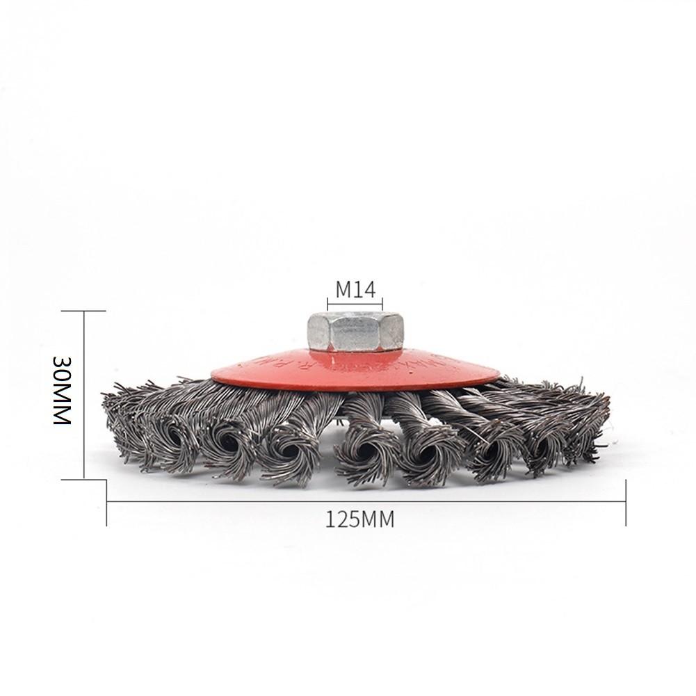 For Burr Removal Wire Brush Grinder Steel 100mm/115mm/125mm 12500rpm
