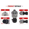 UNIVERSAL 5V 1/8 NPT PRESSURE TRANSDUCER SENDER 30/100/150/200/300/500/1000 PSI OIL FUEL AIR WATER W/ CONNECTOR Switches Oil Pressure 6