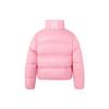 Adidas Originals Short Down Puffer Jacket Three Stripe Logo Sports Long Sleeve Bread Down Jacket Women Jacket Light-Pink JE6040