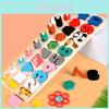 Wooden 3d Puzzle Board For Kids Learning And Cognitive Development