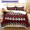 3pcs American Football Bedding Set Duvet Cover Closure Includes 1 Duvet Cover & 2 Pillowcases, Soft and Comfortable for All Seasons.
