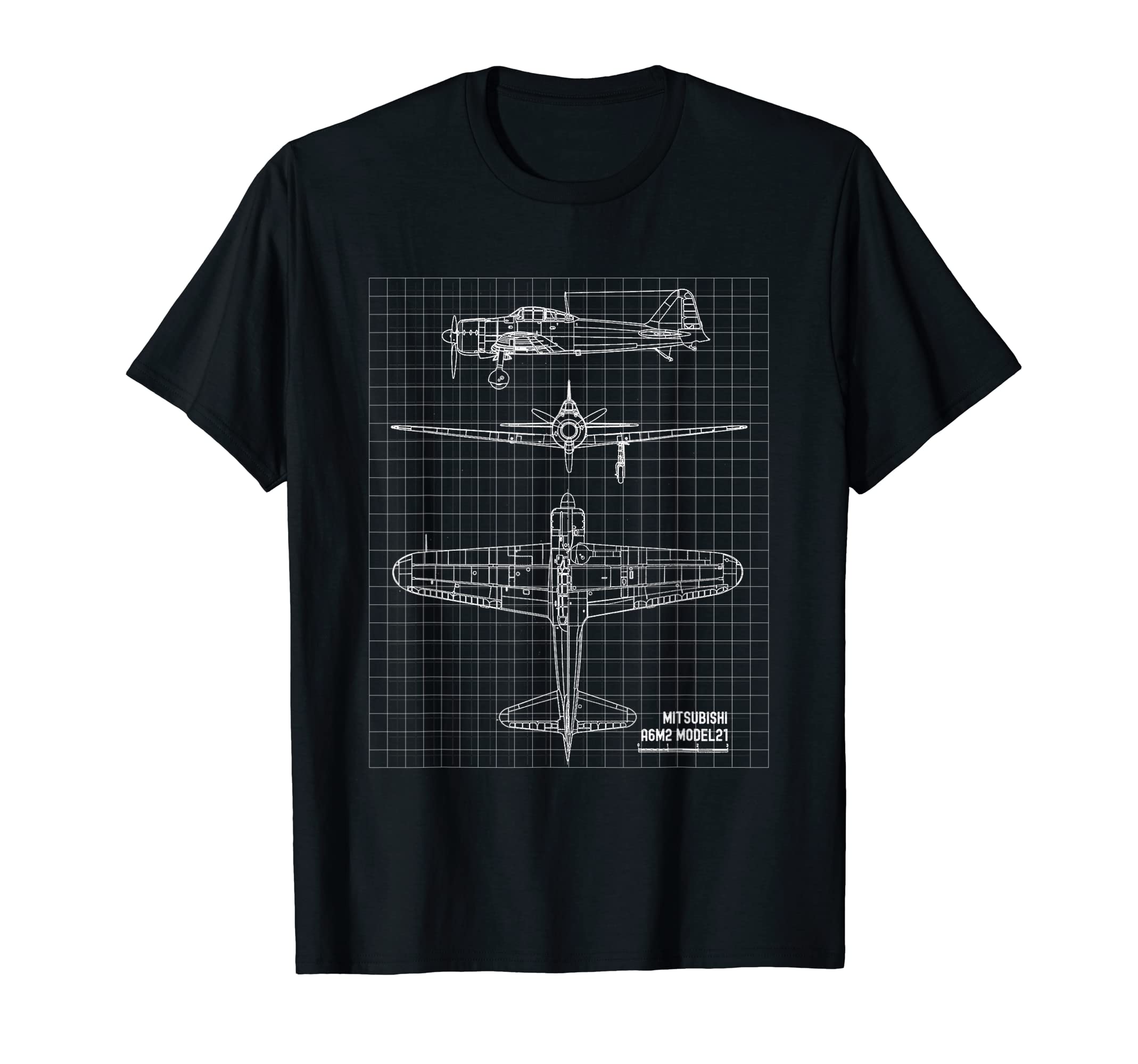 

Funny Zero Fighter Fighter Military T-Shirt for Men, Airplane, WWII, Military Aircraft, Gift, Clothing