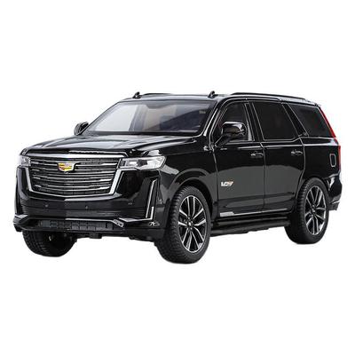 1/24 Cadillac Escalade SUV Alloy Car Model Diecasts Metal Off-road Vehicles Car Model Simulation Sound and Light Collection Toy Gift