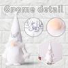 Christmas Decoration Faceless Doll Ornament Soft Texture Plush Dwarf Doll Christmas Goblin