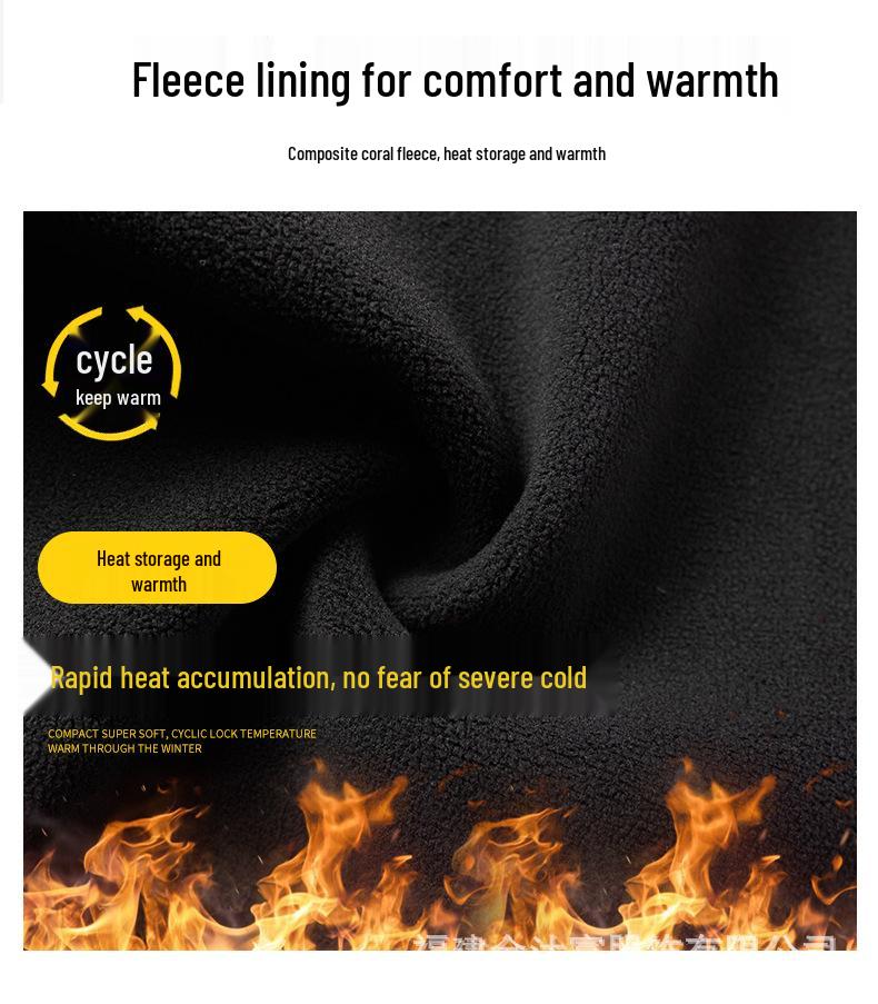 Unisex Fleece-Lined Soft Shell Pants: Warm, Waterproof, Elastic, Straight-Leg for Autumn/Winter Outdoor Hiking & Mountaineering.
