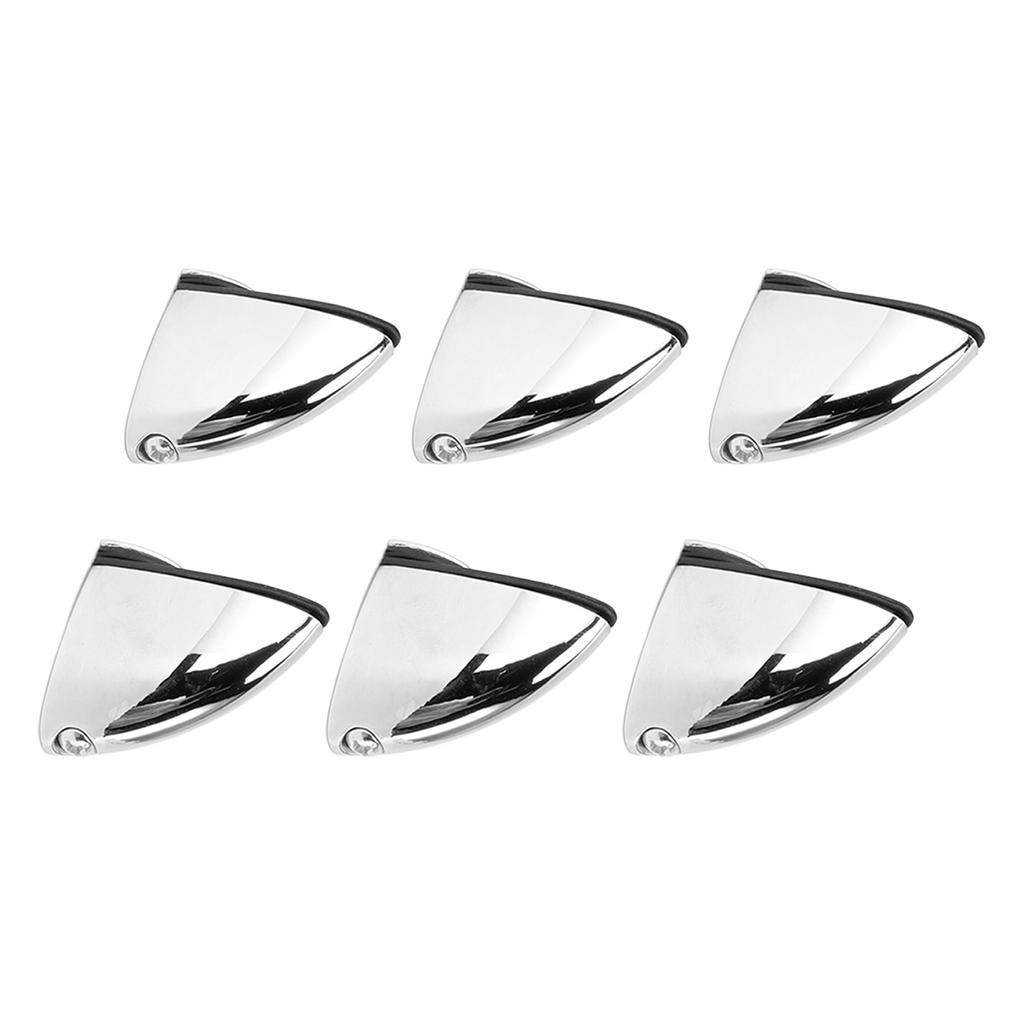 12PCS Glass Partition Clamps Panel Fixing Clip Desk Divider Support Clamp Glossy Finish 1‑10mm