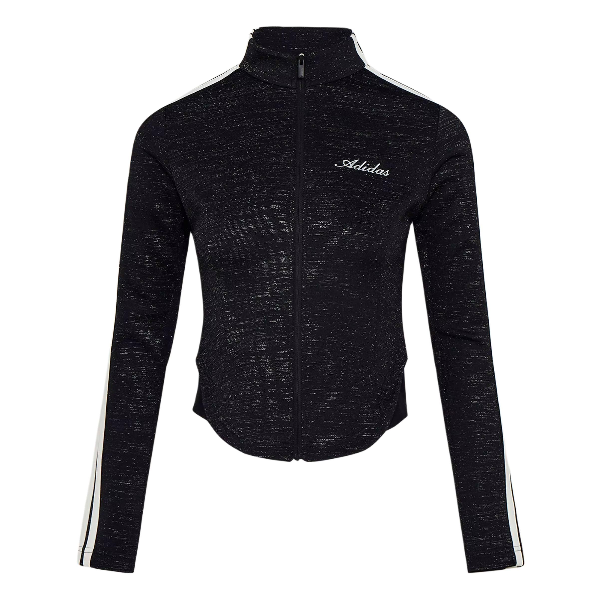 Adidas Dance Slim Three Stripes Movement Series Casual Fitted Long Sleeve Jacket Women Jacket KX8909 S