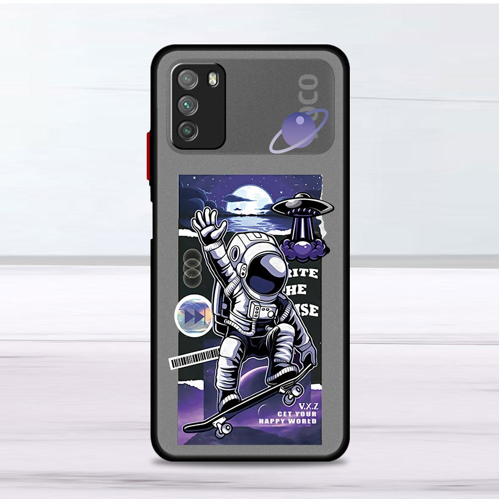 

Милый чехол с планетой-астронавтом для Xiaomi Mi Poco X3 NFC M3 11 10 12 9T 11T 10T Pro Note 10 Lite Матовые твердые чехлы для телефона Redmi Note 9S
